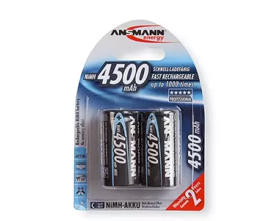 Punjive baterije 4500 mAh, NiMh, HR14 2/1 ANSMANN