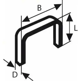 Spajalica tip 53 11.4/12mm (5000 kom.) BOSCH
