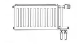 Radijator metalni 800x400mm kompakt 22K VOGEL & NOT