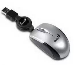 Miš Micro Traveler USB Silver Genius