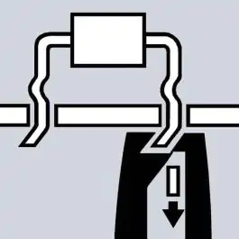 Klešta za savijanje žice za elektroniku 125 mm 36 22 125 KNIPEX