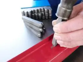 Slova za utiskivanje u metal 642LPB 8mm UNIOR