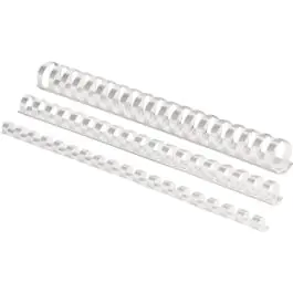 Plastična spirala ovalna 51mm bela 50kom FELLOWES