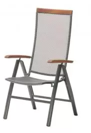 Baštenska garnitura PICTOR sto D150cm+4 PICTOR  podesive stolice