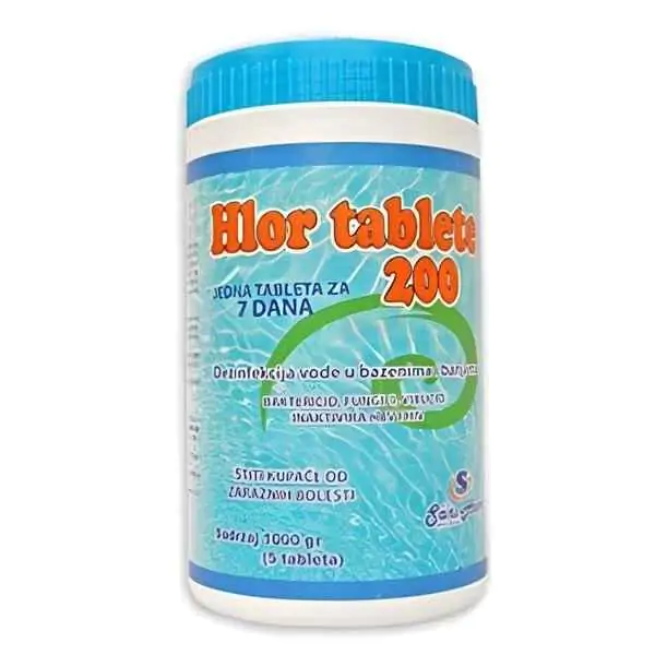 Tablete hlora za bazene 200gr