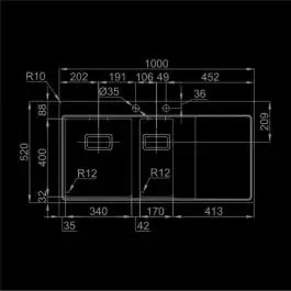Sudopera RODI-XERON 100 LEVA 1000x520-CB-115 RODI