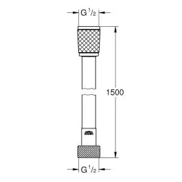 Crevo za tuš 1500 mm Relexaflex Grohe