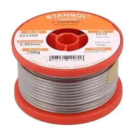 Žica za lemljenje Tinol punjena 3mm 1000gr Sn60/Pb40 Stannol