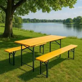 Pivski set za sedenje drveni STOUN 200x70cm