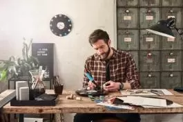 Olovka za lepak GLUEY Tamno siva Bosch