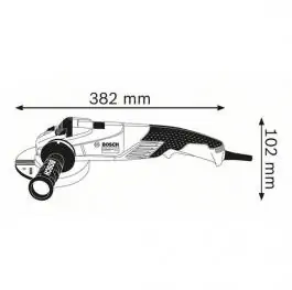 Ugaona brusilica GWS 18-125 L Professional Bosch