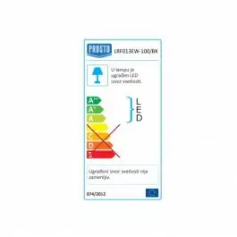 LED reflektor 100W LRF013EW-100/BK PROSTO