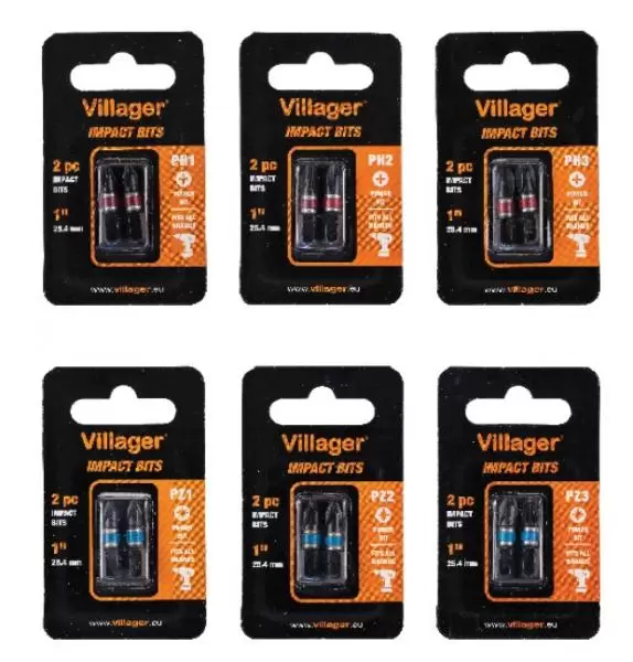 Nastavci za šrafljenje 2kom PH1 Villager