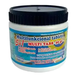 Multi-funkcionalne tablete za bazene 5u1 500gr