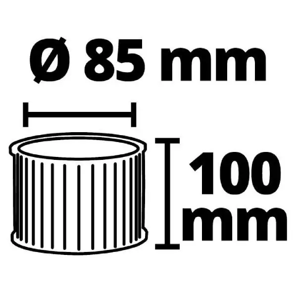 Filter za usisivač za pepeo TC-AV 1618 D Einhell