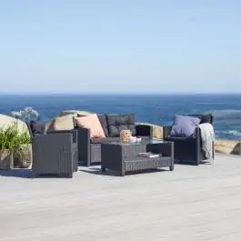 Baštenska garnitura MOR sa 4 osobe sa jastucima