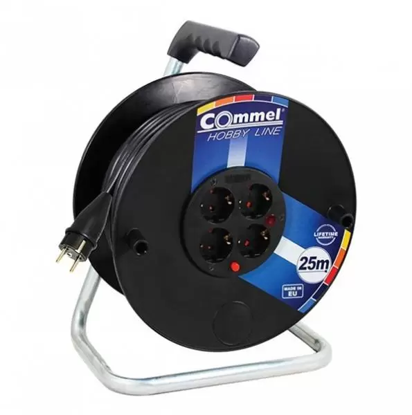 Kabl sa motalicom PVC bubanj 16 A 250 V 25m Commel