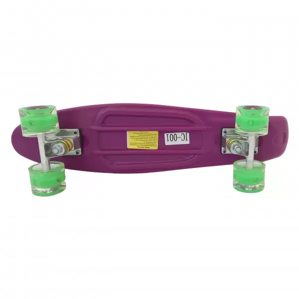 Dečiji skejtbord sa svetlećim točkovima TS-001 Ljubičasti