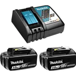 Makita Set punjača i baterija BL1830BX2+DC18R
