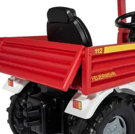 Kamion na pedale MB Unimog vatrogasni sa prskalicom Rolly toys