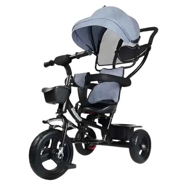 Tricikl za decu playtime Simple 411 siva-crni ram - proizvod na akciji