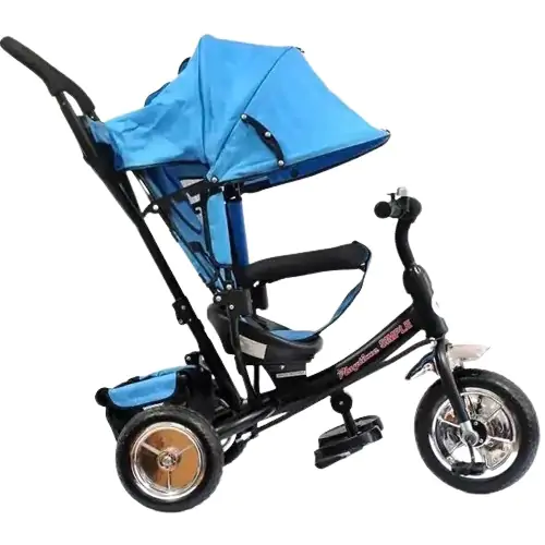 Tricikl za decu Playtime Simple 411 plava-crni ram - proizvod na akciji