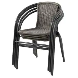 Baštenska stolica GRENA crna