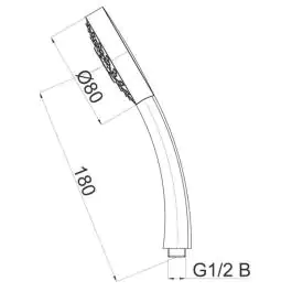 HERZ Tuš ručica INFINITY A04