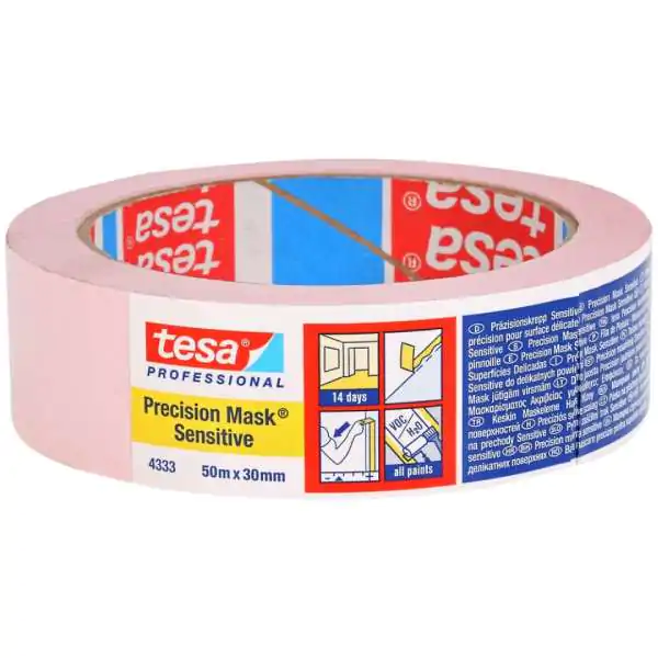 Krep traka za osetljive površine 25m - 30mm Tesa