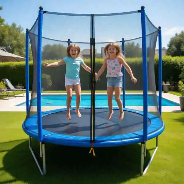 Trambolina sa mrežom i merdevinama 2.44m Playtime - proizvod na akciji