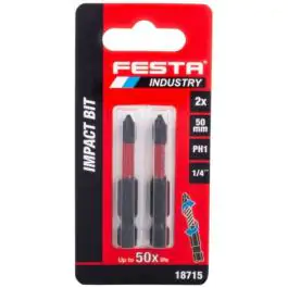 Udarni bit 1/4", PH1, 50mm/2kom Festa