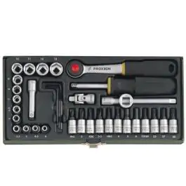 Proxxon garnitura nasadnih ključeva + imbus 36 delova 1/4"