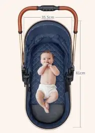 Kolica za bebe TS-001B plava