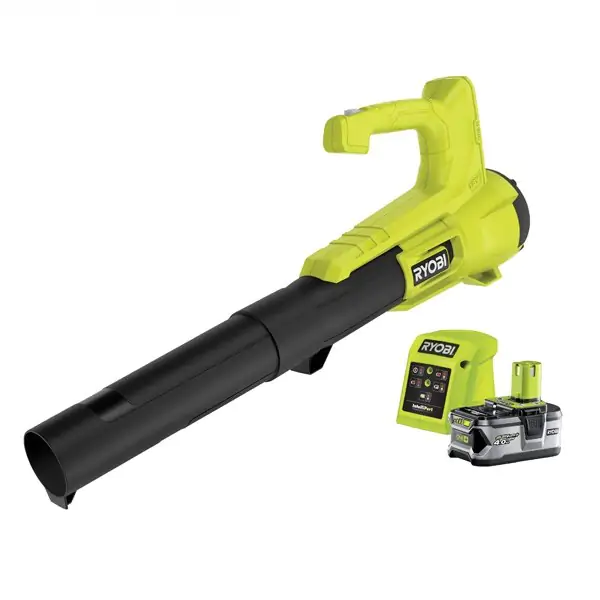 Akumulatorski duvač lišća RYOBI RY18BLA-140 sa punjačem i baterijom 4Ah (18V ONE+™)