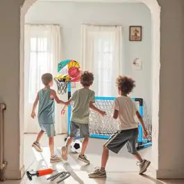 Fudbalski go sa obručem za košarku 2u1 XW Sports