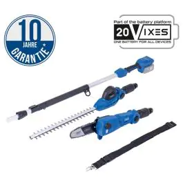 Scheppach aku multifunkcionalni baštenski alat 2u1 IXES C-PHTS410-X