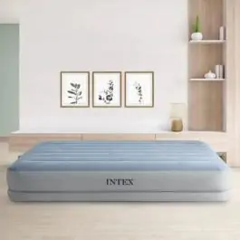 Intex Vazdušni krevet Queen Dura-beam sa Fastfill USB pumpom 152 x 36 x 203cm