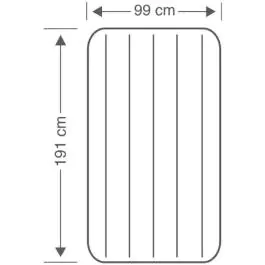 Vazdušni krevet 99x191x25cm 64761 Twin Standard Intex