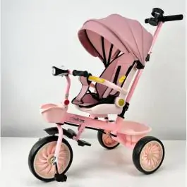 Tricikl za decu sa rotirajućim sedištem Playtime 4001 pink