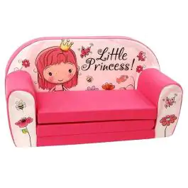 Dečija fotelja na rasklapanje 2u1  Mala princeza