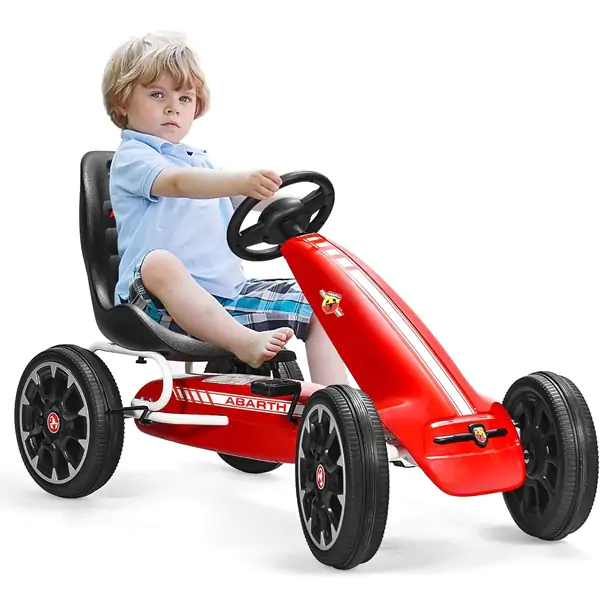 Dečija formula na pedale Abarth 500 crvena