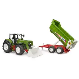 Bruder Traktor sa prikolicom i utovarivačem Roadmax