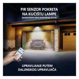 Solarni LED reflektor sa PIR senzorom LRFSL03 Prosto