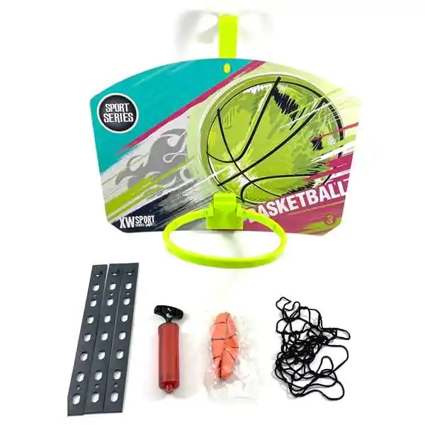 Koš tabla sa loptom, obručem i mrežicom 24 cm