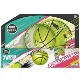 Koš tabla sa loptom, obručem i mrežicom 24 cm