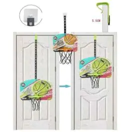 Koš tabla sa loptom, obručem i mrežicom 24 cm