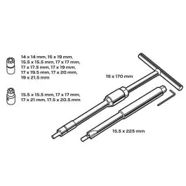 Set za čišćenje ležišta za ubrizgavanje 17/1 – NEO TOOLS 11-885