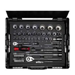 Wiha 44685 set gedora i bitova, 1/4" i 1/2", 60 delova, u L-Boxxu