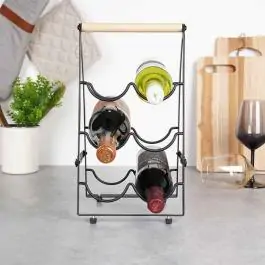 Stalak za vino za 6 flaša 21 x 17 x 38 cm