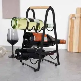 Stalak za vino za 6 flaša 21 x 17 x 38 cm